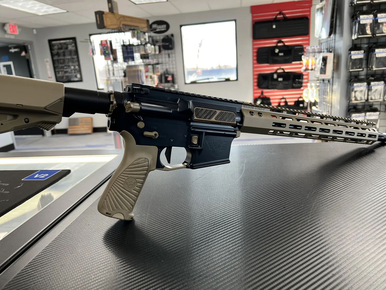 AR-15 build with FDE furniture